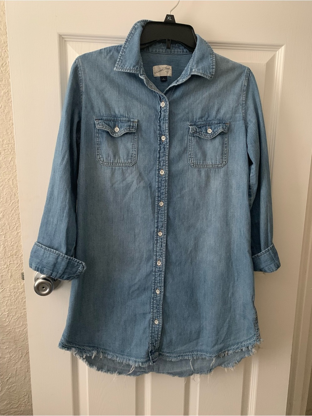 Universal Thread Light Blue Denim Mini Dress